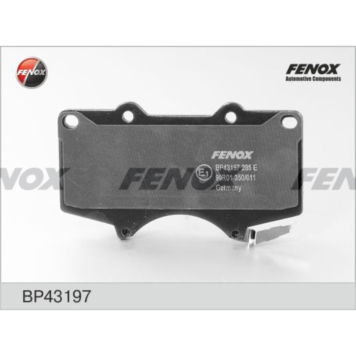 Колодки тормозные Fenox BP43197