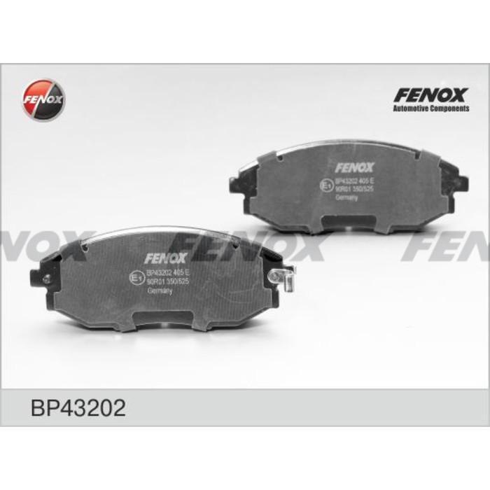Колодки тормозные Fenox BP43202
