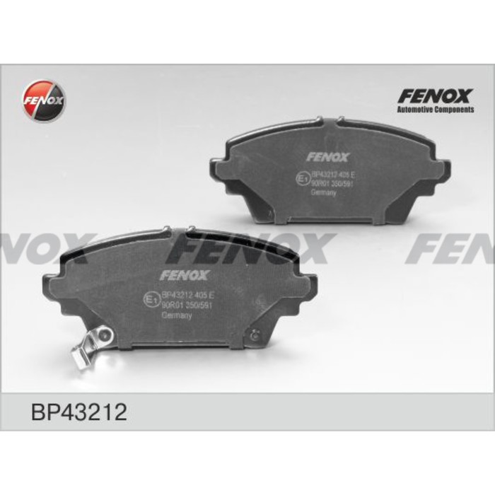 Колодки тормозные Fenox BP43212