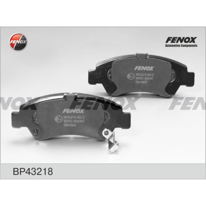 Колодки тормозные Fenox BP43218