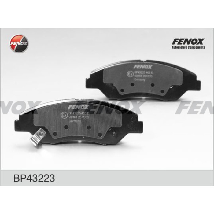 Колодки тормозные Fenox BP43223