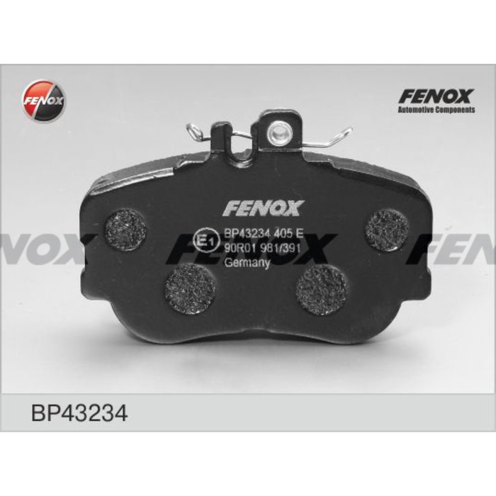Колодки тормозные Fenox BP43234