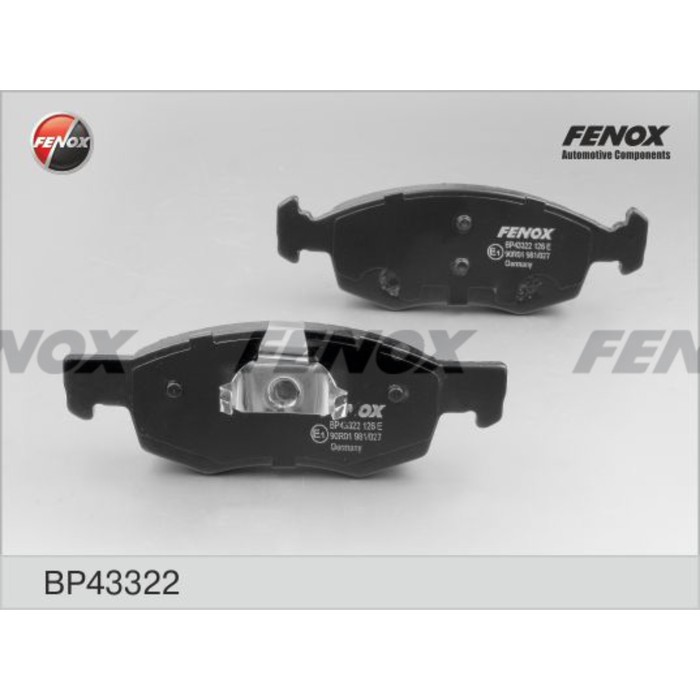 Колодки тормозные Fenox BP43322