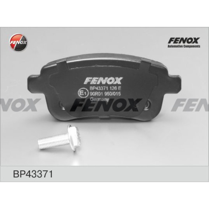 Колодки тормозные Fenox BP43371