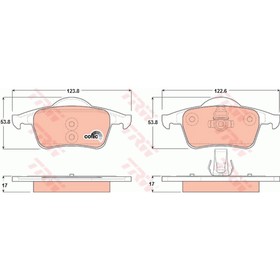 

Колодки тормозные TRW GDB1389