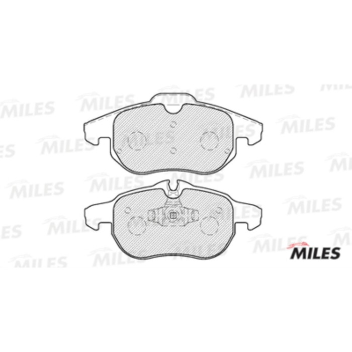 Тормозные колодки передние MILES E100169