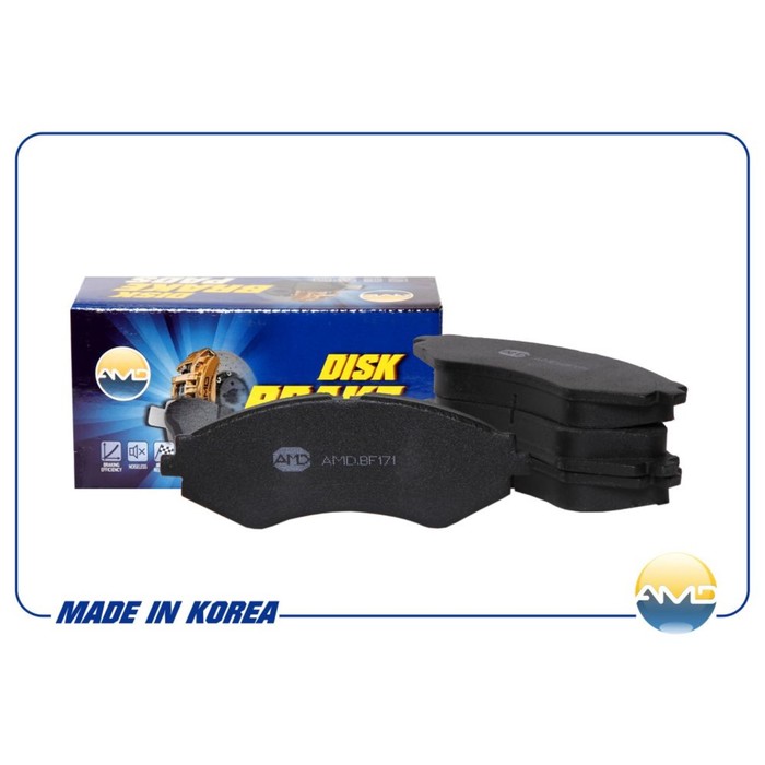 Колодки тормозные AMD AMDBF171