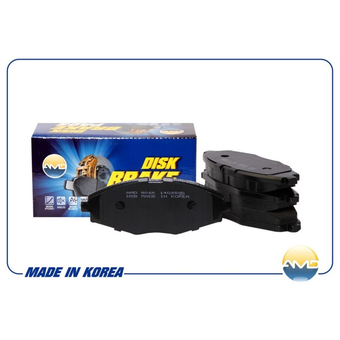 Колодки тормозные AMD AMDBF174