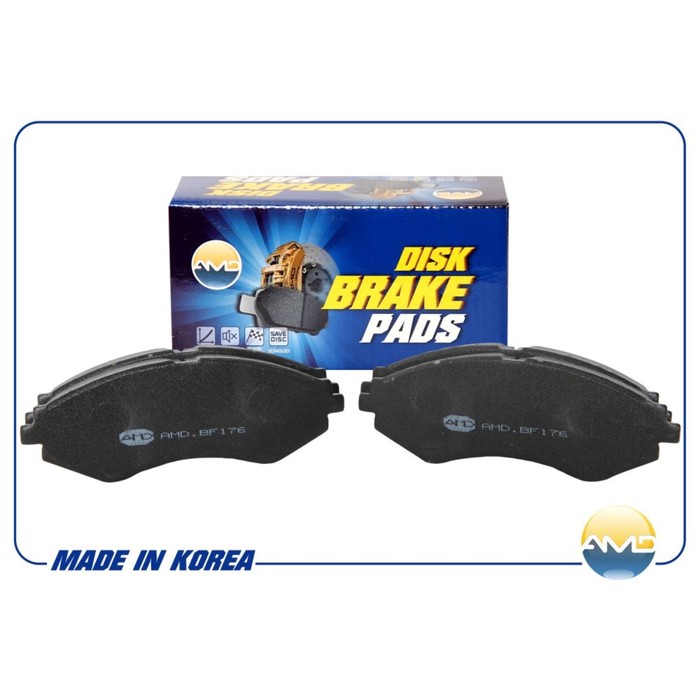 Колодки тормозные AMD AMDBF176