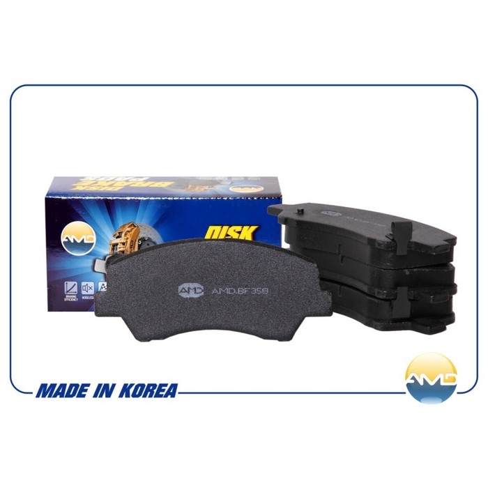 Колодки тормозные AMD AMDBF358