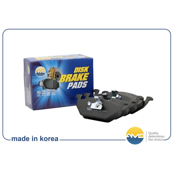 Колодки тормозные AMD AMDBF387