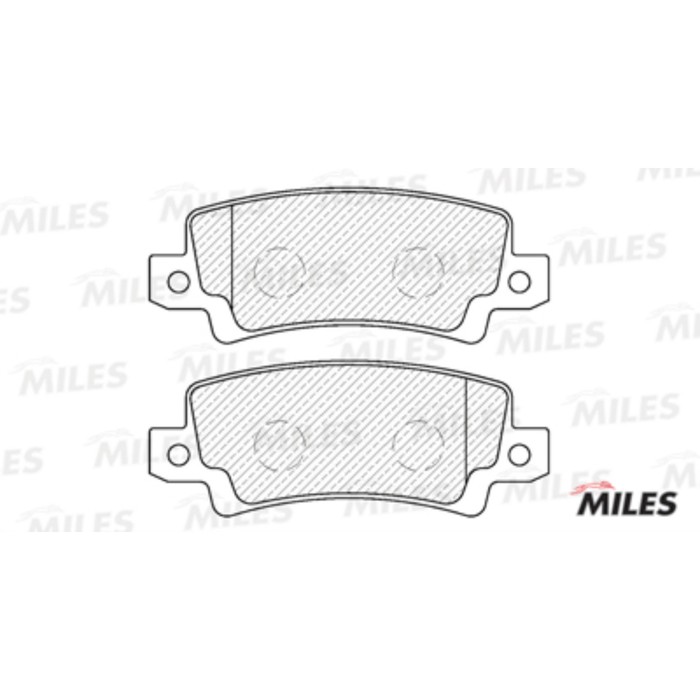 Тормозные колодки задние MILES E110034