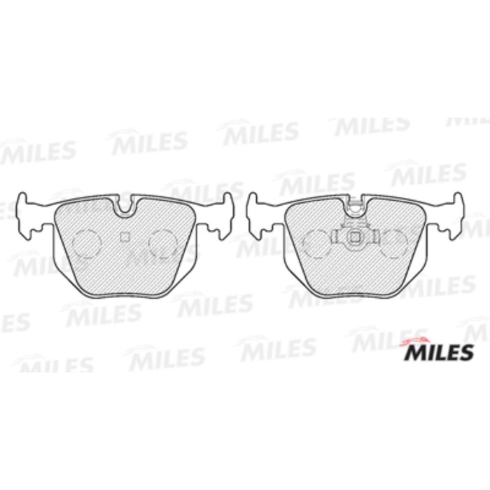 Тормозные колодки задние MILES E110095