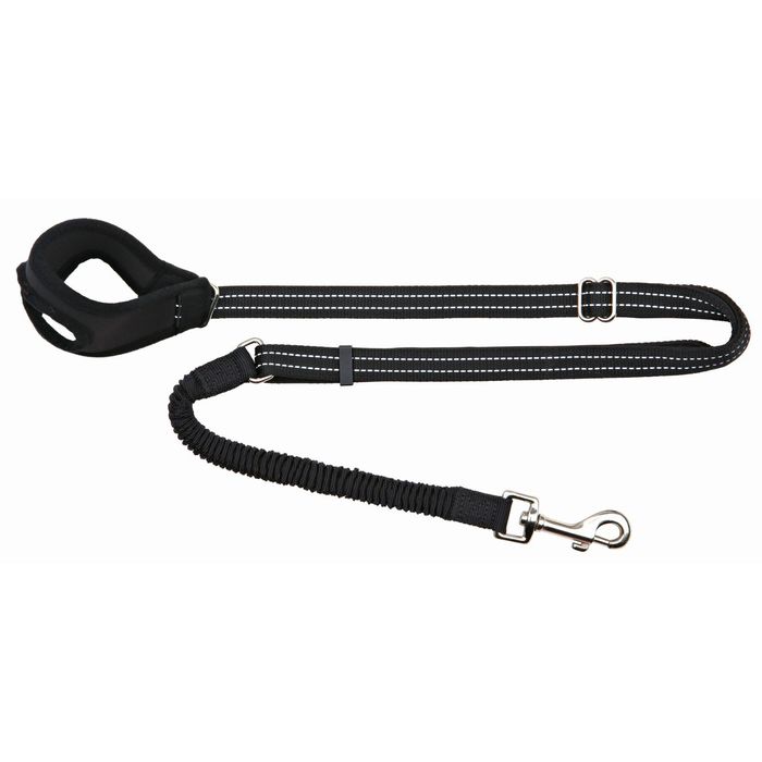 Поводок Trixie для пробежек, 0,90–1,30 м/20 мм, чёрный