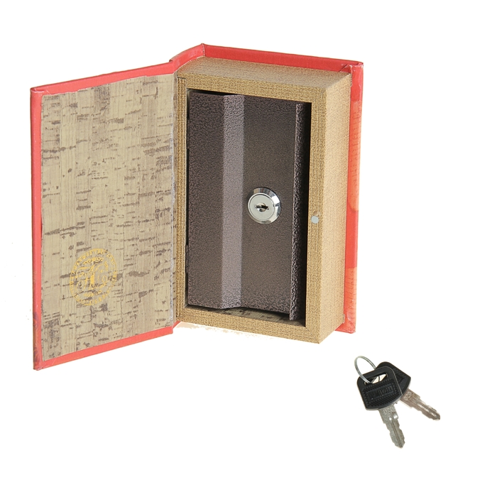 Сейф-книга "Очерки моей жизни", обтянута искусственной кожей