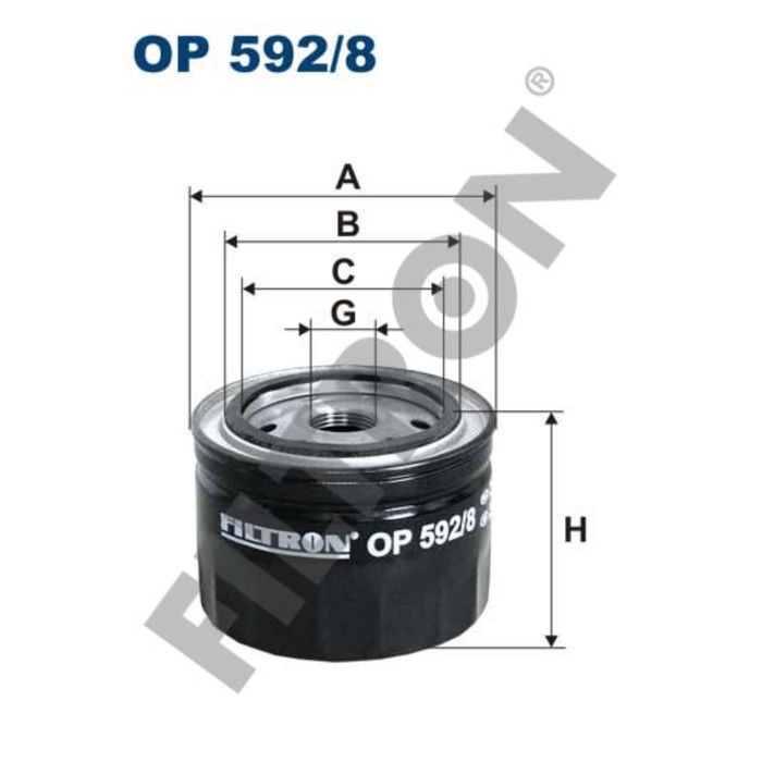Фильтр масляный FILTRON OP5928