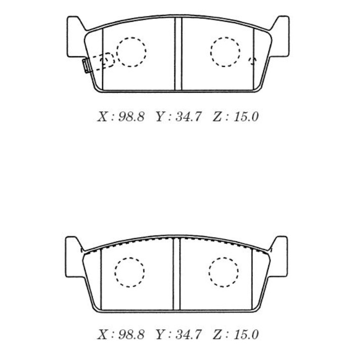 Колодки тормозные Kashiyama D1145M