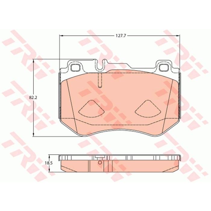 Колодки тормозные TRW GDB2078