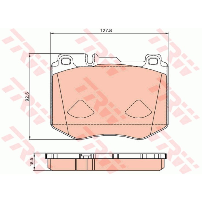 Колодки тормозные TRW GDB2081