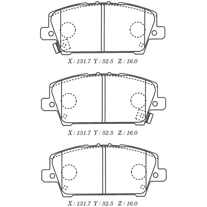 Колодки тормозные Kashiyama D5147M