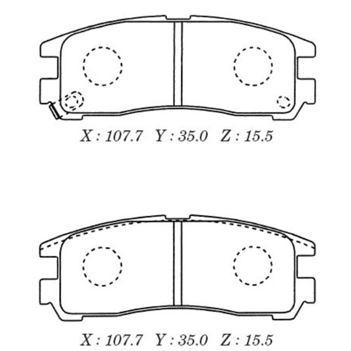 Колодки тормозные Kashiyama D6024M