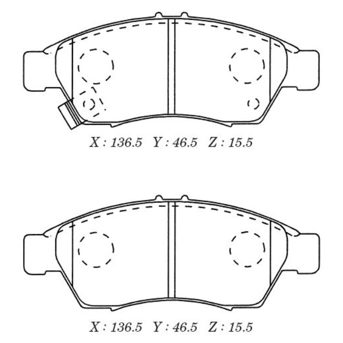 Колодки тормозные Kashiyama D9042M