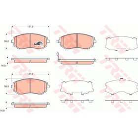 

Колодки тормозные TRW GDB3371