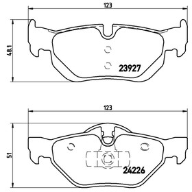 

Колодки тормозные BREMBO P06038