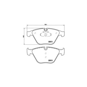 

Колодки тормозные Brembo P06054