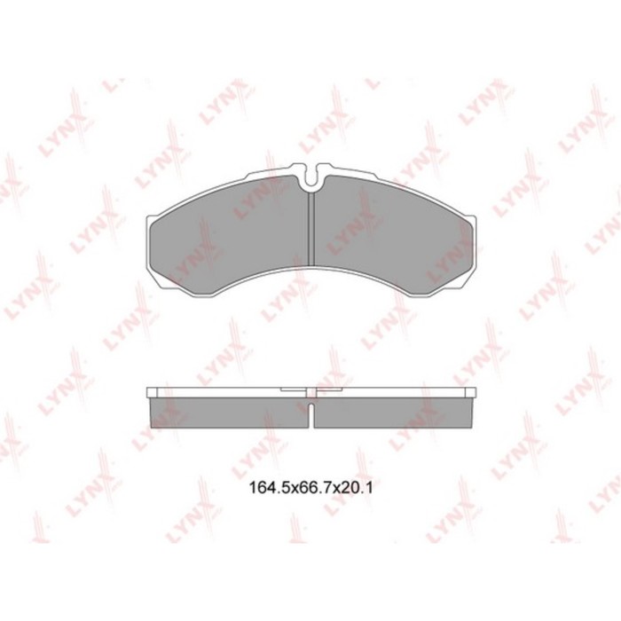 Колодки тормозные дисковые LYNX BD-2833