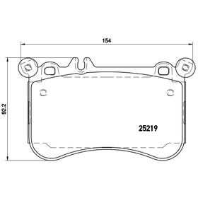 

Колодки тормозные BREMBO P50097