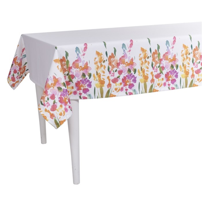 Скатерть "Цветочные поля", размер 140х220 см