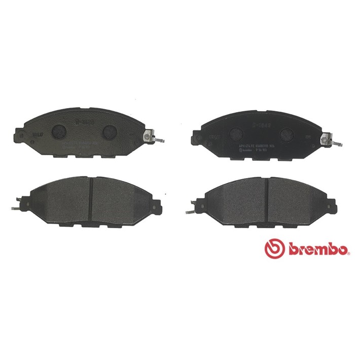 Колодки тормозные BREMBO P56103