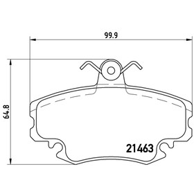 

Колодки тормозные BREMBO P68008