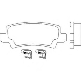 

Колодки тормозные Brembo P83065