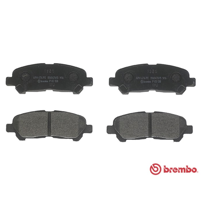 Колодки тормозные BREMBO P83138