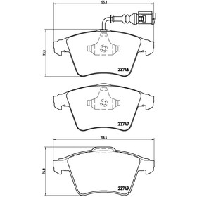 

Колодки тормозные BREMBO P85081