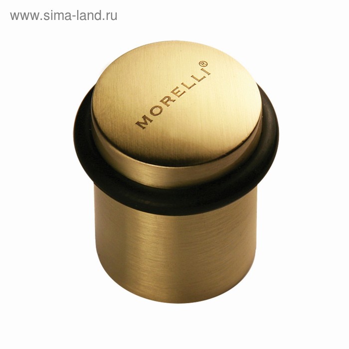 Дверной ограничитель MORELLI DS3 SG, цвет золото матовое дверной ограничитель morelli ds3 ab цвет бронза
