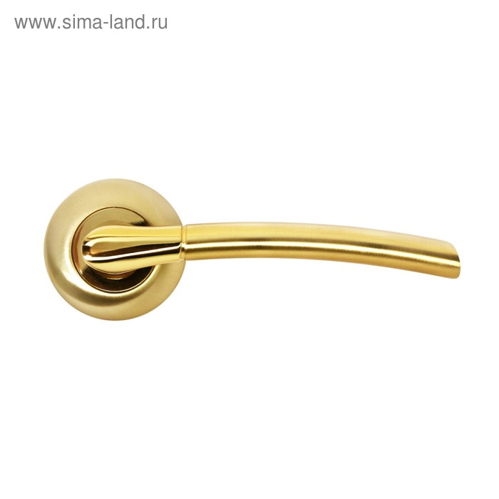 Ручка дверная RUCETTI RAP 6 SG/GP, цвет матовое золото/золото