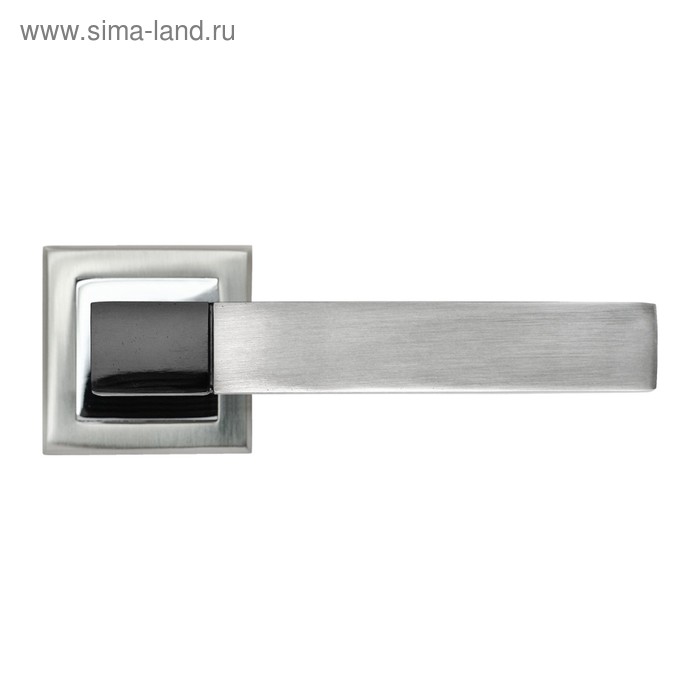 Ручка дверная RUCETTI RAP 16-S SN/CP, цвет бел. никель/хром