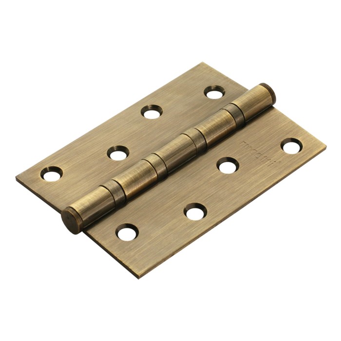 Петля стальная универсальная RUCETTI RS 100x70х2,5-4BB AB, цвет античная бронза