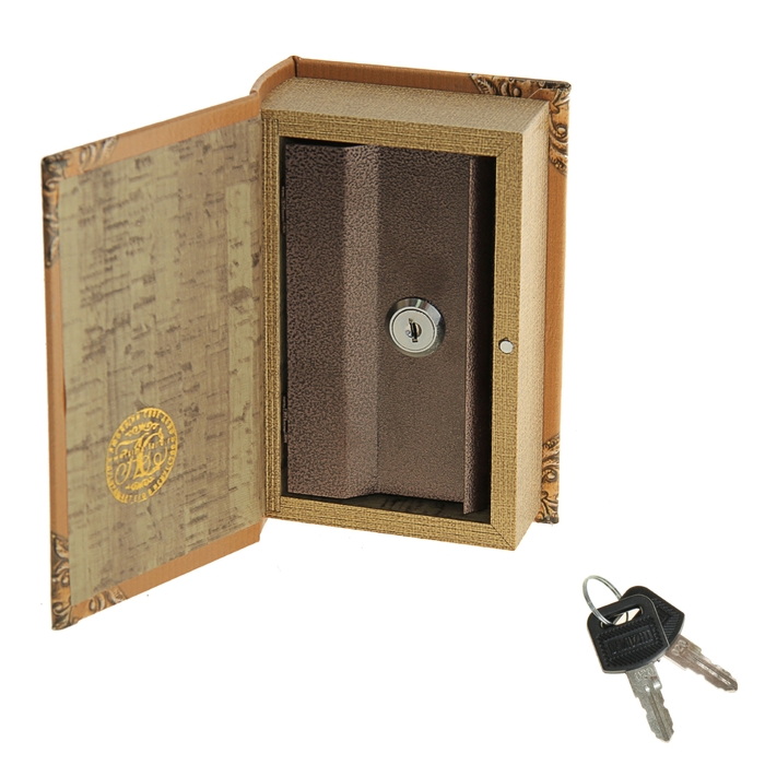 Сейф-книга "Тайны и секреты", обтянута искусственной кожей