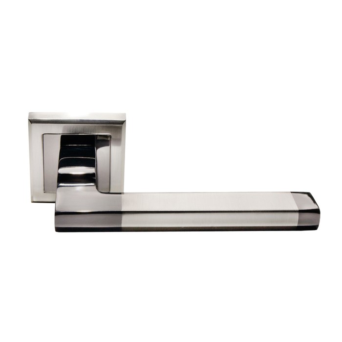 Ручка дверная MORELLI DIY MH-35 SN/BN-S, бел/черн. никель