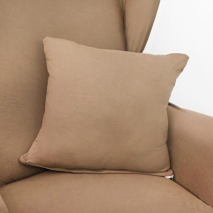 Чехол для мягкой мебели Collorista,2-х местный диван,наволочка 40*40 см в ПОДАРОК,бежевый