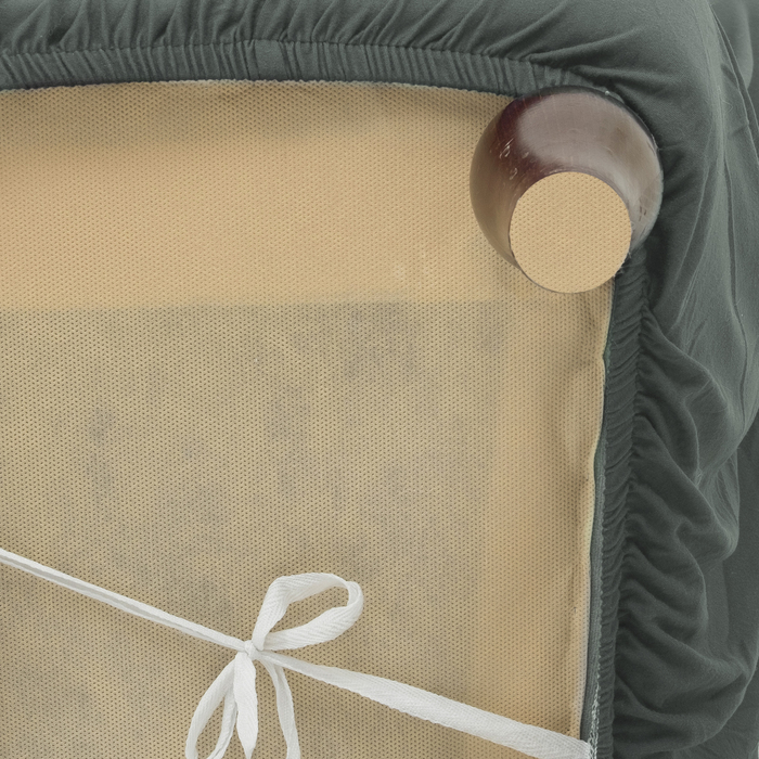 Чехол для мягкой мебели Collorista,2-х местный диван,наволочка 40*40 см в ПОДАРОК,серый