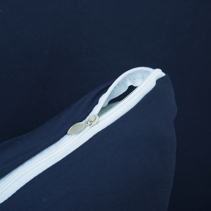 Чехол для мягкой мебели Collorista,2-х местный диван,наволочка 40*40 см в ПОДАРОК,тёмн.синий 24809