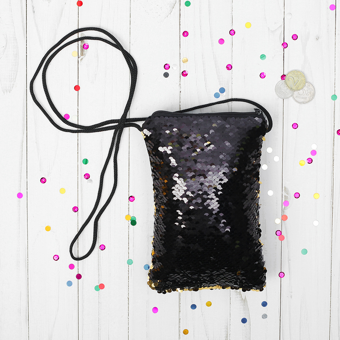 Сумочка "Северное сияние" черный
