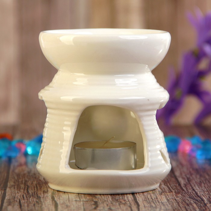 Аромалампа керамика "Роза" МИКС 9х7,5х7,5 см