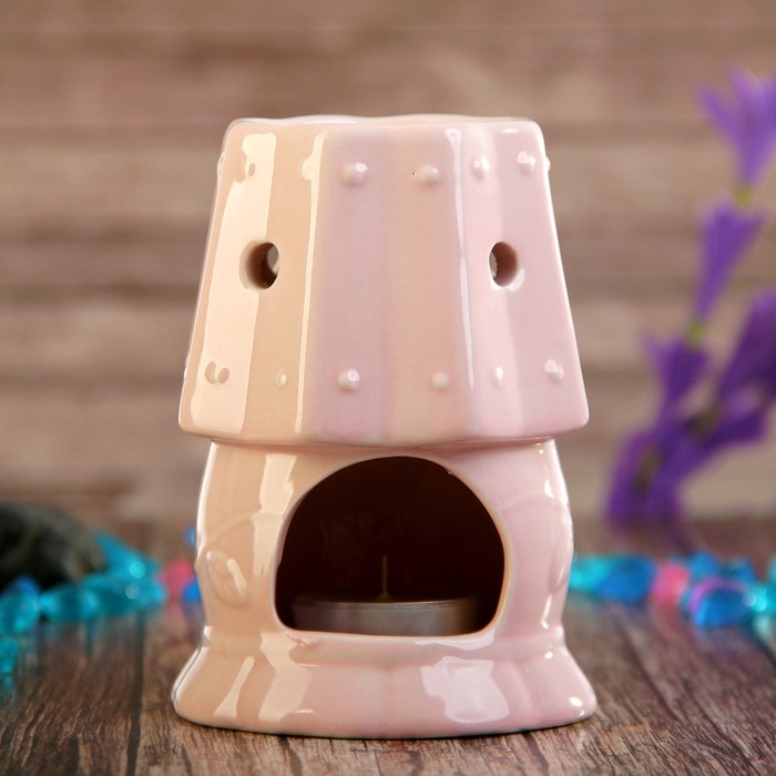 Аромалампа керамика "Настольная лампа" МИКС 12х8,5х8,5 см