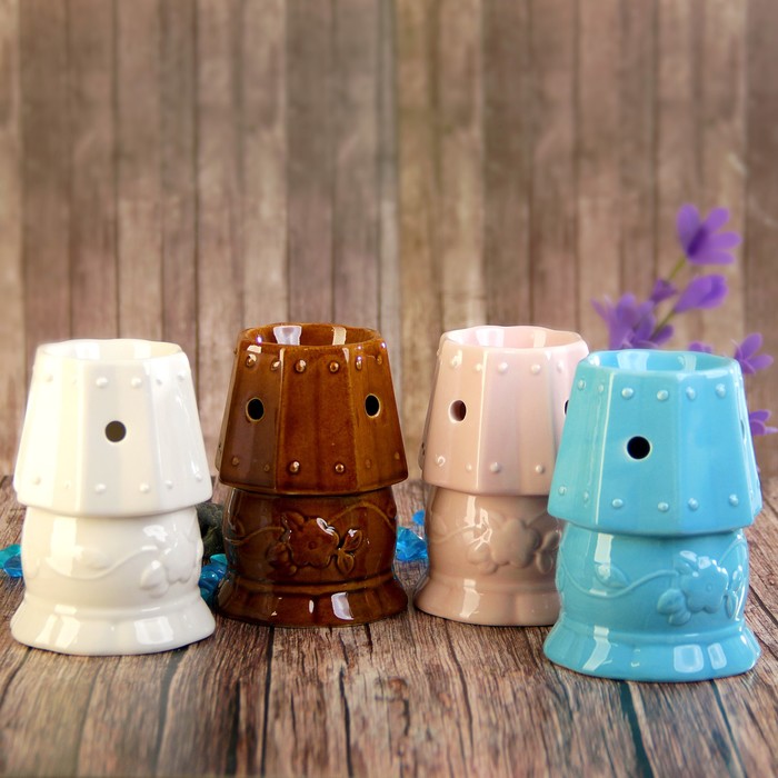 Аромалампа керамика "Настольная лампа" МИКС 12х8,5х8,5 см